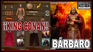 👑KING CONAN ⚔️'El BÁRBARO' de MEZCO ONE: 12 -Unboxing Español-  Figura Mezco Toyz