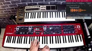 NORD STAGE 3 - Efeitos - Pontos de Funk - Percussão