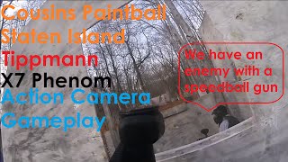 Enemy Speedballer, Loosing My Pistol, Tippmann X7 Phenom, Action Camera Gameplay