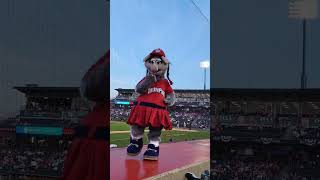 Fefe and Ferrous at The Lehigh Valley IronPigs game!