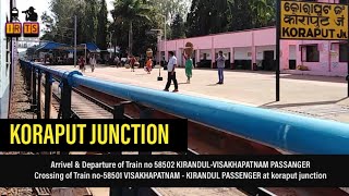 koraput junction (VSKP-KRDL-VSKP) PASSENGER CROSSING