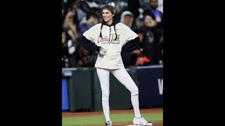 Kendall Jenner playing a baseball game #kendalljenner ✨