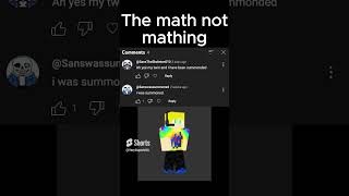 The math isn’t mathing #music #math #logic #comments #sans