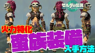 【ティアキン】最強装備候補！蛮族シリーズの入手場所紹介【ゼルダの伝説 ティアーズオブザキングダム】ラムダの財宝