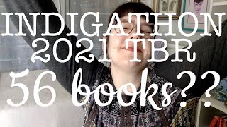 56 BOOKS?? | Indigathon 2021 TBR!