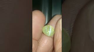 Chrysoberyl cats eye cabochon to buy comment for details #chrysoberylcatseye#catseye#catseyeearring#