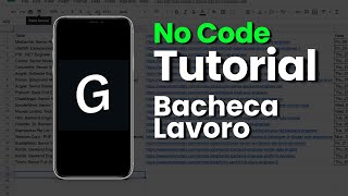 Tutorial app bacheca di lavoro - No Code