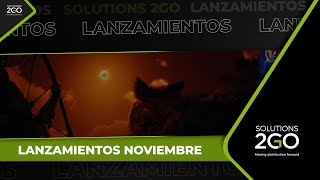 Noviembre lanzamientos