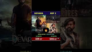 Devara vs KGF 2 Boxoffice 🔥😱#shorts #devara #jrntr