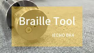 Tool for Braille Signs #digitalcutter #iecho