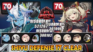 A RANK CHARACTER MAIN CARRY!! DPS Soukaku & Piper + Burnice "DISORDER!!" Team in Shiyu Defense 17