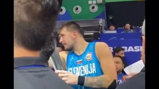 Luka Doncic Gives Away MVP Trophy To Kid Named After Him