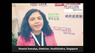 Sheetal Somaiya, Dietician, HealthSuttra, Singapore