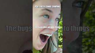 POV YOU'RE CANOE CAMPING #campingvlog #camping #canoecamping  #bwca