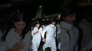 sharukkahan with his daughter at tirumala #shorts