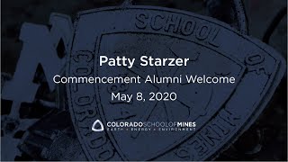 Patty Starzer: Alumni Welcome - May 2020