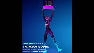 Emote Perfect Score (Galaxia) #fortnite #emote #dance