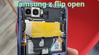 Samsung Galaxy Z flip assemble and disassemble video