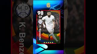 K. Benzema Best Cards in #efootball2024 #pes2023mobile #efootball #viral