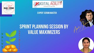 Sprint Planning - Sprint1, Expert Scrum Master by Value Maximisers