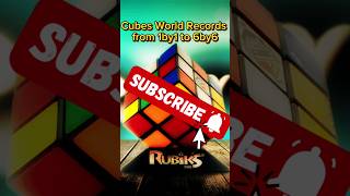 Cubes World Records #trendingshorts #viral #rubikscube #cubes #my #3by3cube #1by1 #worldrecord#short