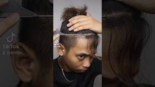 GIVING MY SELF A TAPER HAIRLINE 💈✂️ #viral #trending #viralvideo #youtubeshorts #shortvideo #trend