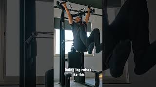 DON'T DO Leg Raises for Abs LIKE THIS! #shortsfeed #abs #abworkout #workouttips #legraises #gym