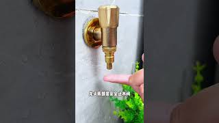 choose the wrong faucet when installing the washing machine Washing machine faucet