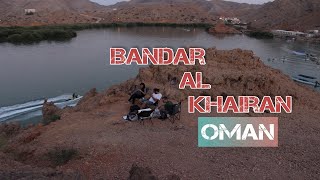 Bandar al khairan ( OMAN) It is a place where mountains meet the sea with so many attractions.