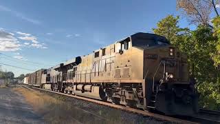 A few Evening trains at South Plainfield, NJ 10/5/24