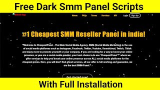 Sps Dark Smm Panel Script Free | Dark Smm Panel script free | Smm Panel Script Free