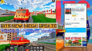 Indian Train Simulation New Mega Update | Indian Train Simulation Release Date | IRTS New Update