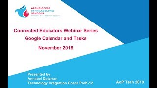 Connect Educators Webinar Series  November 2018