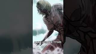 Who is Strongest? - AOT Character VS AOT Character - PART 5 #shorts