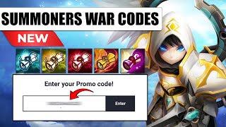 NEW SUMMONERS WAR CODES 2024 - VALID PROMO CODE SUMMONERS WAR SKY ARENA