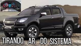 Como tirar ar do sistema da S10 turbo diesel