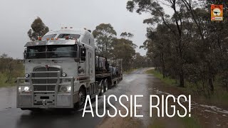 Trucks and road trains driving through flooded roads and the outback l Ozoutback truckers!