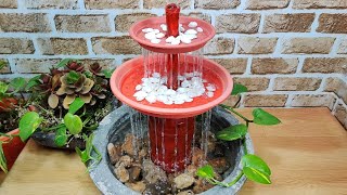 How to make beautiful waterfall fountain water fountain