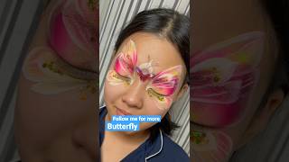 Butterfly tutorial #facepaint #tutorial #shortvideo #shorts #butterfly #facepainting #tutorialreels