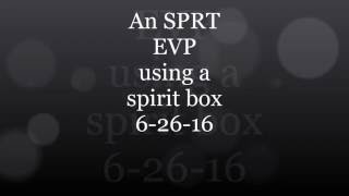 EVP from 6- 26 -16 Hello