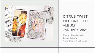 Life Crafted Album Process Video - January 2021, Part 2 (Memory Keeping with Cocoa Daisy)