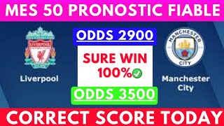 PRONOSTIC FOOT:MES PRONOSTIC FOOTBALL AUJOURD'HUI (football prediction ) CORRECT SCORE|SCORE EXACT