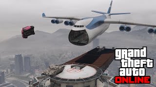 GTA 5 Online PC - Cargo Plane Stunt Challenge #2 - Home Run