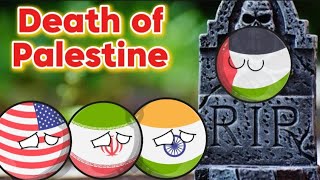 what if Palestine died | Countryballs reaction | #countryballs #mapping #geography #viral