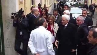 Il Presidente della Repubblica Mattarella inaugura i nuovo ambulatori INMP