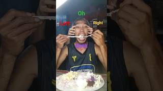 ASMR eating left oh right?both no Reaction #delicious #mukbang #spicy #eat @ASMRFREEHIT04