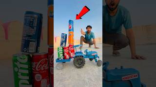 Cold Drink Vs RC Tractor Trolley #experiment