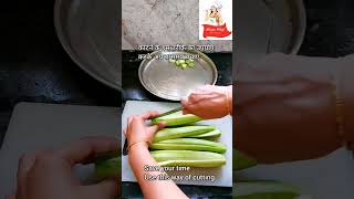 how to cut toori/paror in hurry| तोरी/परोर को जल्दी कैसे काटें | @HomeChefSonypriya  save your time