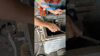 Maintenance on welding