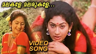 Malakale Malarukale | Rajavembala |Malayalam Video Song | Kalaranjini | Bheeman Raghu | P Susheela |